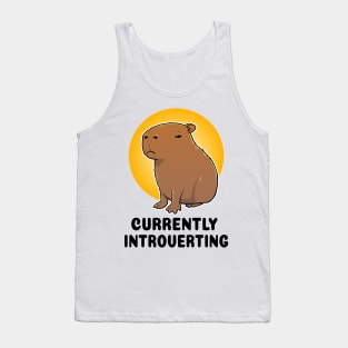 Currently Introverting Capybara Tank Top